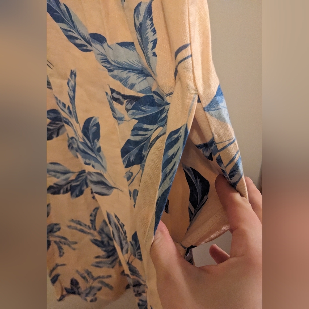 J. Jill Love Linen Sleeveless V-Neck Maxi Dress 100% Linen sz MP NWOT - Picture 5 of 9